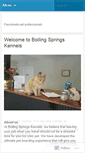 Mobile Screenshot of boilingspringskennels.com